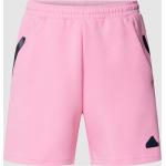 Pinke Unifarbene adidas Sweatshorts aus Baumwollmischung für Herren Größe XL 