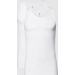 Weiße adidas Sportswear Tank-Tops aus Baumwollmischung für Herren Größe L 2-teilig für den für den Sommer 
