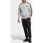 Adidas Sportswear Trainingsanzug »basic 3-Streifen French Terry« (2-Tlg), Grau, Mgreyh/black