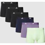 Mintgrüne Unifarbene adidas Sportswear Herrenunterhosen aus Baumwolle Größe XL 6-teilig 