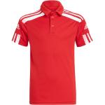 Rote adidas Squadra Kinderpoloshirts & Kinderpolohemden Größe 164 