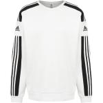 Weiße adidas Squadra Rundhals-Ausschnitt Herrensweatshirts Größe M 