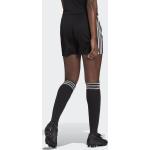 Schwarze Sportliche adidas Squadra Damenshorts Größe XL 