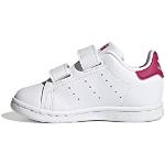 adidas Stan Smith CF Sneaker, Cloud White/Cloud White/Bold Pink, 29 EU