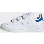 Blaue adidas Stan Smith Damensportschuhe mit Schnürsenkel in Normalweite Größe 35 