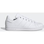 Reduzierte Weiße adidas Stan Smith Low Sneaker aus Kunstleder für Kinder Größe 36 