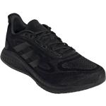 Schwarze adidas Performance Joggingschuhe & Runningschuhe mit Schnürsenkel aus Mesh mit Reflektoren für Herren Größe 45 