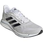 Weiße adidas Performance Joggingschuhe & Runningschuhe mit Schnürsenkel aus Mesh mit Reflektoren für Herren Größe 44 