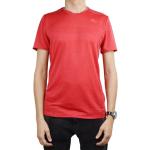 Rote Kurzärmelige adidas Performance T-Shirts aus Polyester für Herren Größe M 
