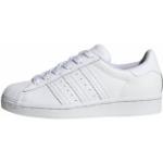 Reduzierte Weiße Streetwear adidas Superstar Low Sneaker aus Leder für Herren Größe 35,5 