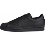 Reduzierte Schwarze Streetwear adidas Superstar 2 Low Sneaker aus Leder für Herren Größe 44,5 