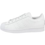 Reduzierte Weiße Streetwear adidas Superstar Low Sneaker aus Leder für Herren Größe 37,5 