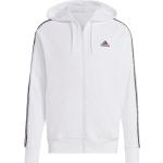 Weiße Elegante adidas Zip Hoodies & Sweatjacken mit Kapuze für Herren Größe XL 