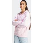 Reduzierte Pinke Unifarbene adidas Zip Hoodies & Sweatjacken mit Reißverschluss aus Baumwolle mit Kapuze für Damen Größe M 