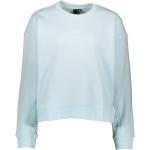 Reduzierte Hellblaue adidas Rundhals-Ausschnitt Damensweatshirts aus Baumwolle Größe L 