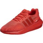 Reduzierte Rote Gestreifte adidas Swift Run Low Sneaker für Herren Größe 36,5 