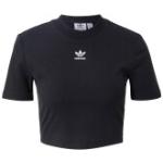 Schwarze adidas Essentials T-Shirts für Damen Größe S 