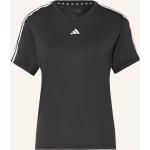 Schwarze adidas Essentials T-Shirts aus Polyester für Damen Größe S 