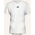 Hellgraue adidas FreeLift T-Shirts aus Polyester für Herren Übergrößen 