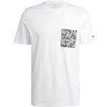 Weiße Streetwear adidas Terrex Shirts mit Tasche für Herren Größe S für den für den Sommer 