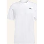 Weiße adidas T-Shirts aus Polyester für Herren Übergrößen 