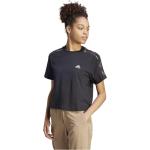 Reduzierte Schwarze adidas T-Shirts für Damen Größe XL 