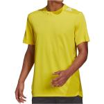 Reduzierte Gelbe adidas T-Shirts für Herren Größe S 