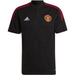 Schwarze adidas Manchester United T-Shirts für Herren Größe M 