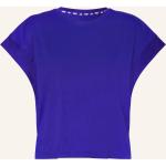 Blaue adidas T-Shirts aus Polyester für Damen Größe S 