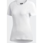 Weiße Kurzärmelige adidas Supernova T-Shirts für Damen 