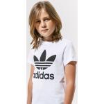 Reduzierte Weiße adidas Trefoil Kinder T-Shirts Größe 152 