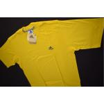 Reduzierte Gelbe Vintage adidas T-Shirts aus Baumwolle für Herren Größe M 