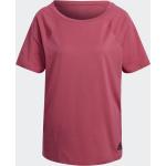 Pinke adidas T-Shirts für Damen Größe S 