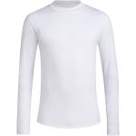 Weiße Langärmelige adidas Techfit Longsleeves & Langarmshirts Größe M 