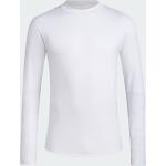 Weiße Langärmelige adidas Techfit Longsleeves & Langarmshirts Größe XL 