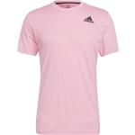 Pinke adidas FreeLift T-Shirts für Herren Größe M 