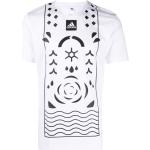 Weiße adidas FreeLift T-Shirts aus Kunstfaser für Herren 