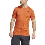 Orange adidas Performance T-Shirts für Herren Größe XXL 