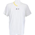 Weiße adidas Performance T-Shirts aus Mesh für Herren Größe XXL 