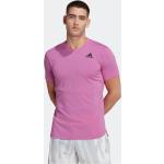 Reduzierte Violette adidas Performance T-Shirts aus Polyester für Herren Größe XXL 