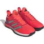 Reduzierte Rote adidas Performance Tennisschuhe mit Schnürsenkel aus Textil leicht für Herren Größe 46 