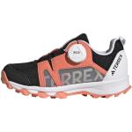 Schwarze adidas Terrex Agravic Trailrunning Schuhe aus Textil für Kinder Größe 39,5 