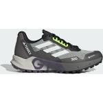 Graue adidas Terrex Agravic Flow Gore Tex Trailrunning Schuhe leicht für Damen Größe 36,5 