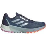 Reduzierte Blaue adidas Terrex Agravic Flow Outdoor Schuhe mit Schnürsenkel aus Textil atmungsaktiv für Herren Größe 42 