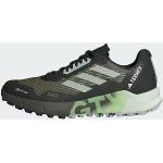Olivgrüne adidas Terrex Agravic Flow Gore Tex Trailrunning Schuhe mit Schnürsenkel aus Mesh leicht für Damen Größe 44 
