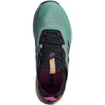 Grüne adidas Terrex Agravic Flow Gore Tex Trailrunning Schuhe aus Mesh Leicht für Damen Größe 38,5 