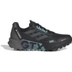 Schwarze adidas Terrex Agravic Flow Gore Tex Trailrunning Schuhe für Damen Größe 38 
