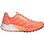 Reduzierte Orange adidas Terrex Agravic Flow Trailrunning Schuhe leicht für Damen Größe 36,5 