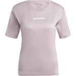 Rosa Sportliche adidas Terrex T-Shirts für Damen Größe XS 