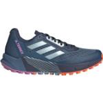 Dunkelblaue adidas Terrex Agravic Flow Trailrunning Schuhe für Damen Größe 38 